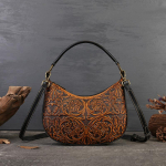 Suvine luksuslik ni&scaron;&scaron; naiste k&auml;ekott &Uuml;he &otilde;la crossbody kott Retro ehtne nahk Naiste kott Moodne kaenlakott Naistele pruun