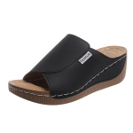 Naiste moekindlad sussid &ndash; mugav kaaretugi, stiilsed hingavad v&auml;lissussid, lahtise varbapaelaga seljakonts Keskmise kontsaga jalussandaalid 36