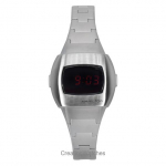 Hamilton American Classic PSR 74 Digitaalne Roostevabast Terasest Kvarts H52304130 100M Meeste K&auml;ekell punane