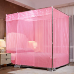 Elegantne printsessi stiilis s&auml;&auml;sev&otilde;rk kaheinimesevooditele julge kronsteini ja paksu mustriga 1.0m x 2.0m Bed