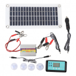 30W p&auml;ikesepaneel 220W inverter ja laadimiskontrolleri komplekt auto kodu kasutamiseks 12V kuni 220V PV toide