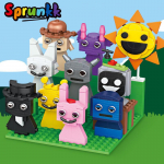 MOC Incredibox Sprunki figuurid ehitusplokkide komplekt &otilde;udusm&auml;ng Incredibox figuuriklotsid M&auml;nguasjad lastele j&otilde;ulup&uuml;hade j&otilde;ulukinke muusikakast