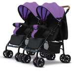 Kerge kahe lapse k&auml;ru: Kokkupandav, Istme ja lamamisasendi v&otilde;imalusega lastele