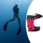 Sukeldusjala noahoidja reguleeritav kerge sukeldumisrihm matkamiseks allveep&uuml;&uuml;giks must