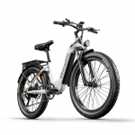 Shengmilo MX06 Elektrijalgrattad 1000W(Tipp) 48V17.5Ah Eemaldatav aku 26*3.0 Paksude rehvidega Elektrijalgratas Maksimaalne kiirus 42KM/H valge