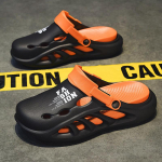 Meeste Vabaaja Sandaalid Sussid Ranna Paksud Pehmed Tallad Klotsid Meeste Vabaaja Jalatsid Aiajalatsid Meeste Rannasandaalid 43-44EU/CN44-45 must