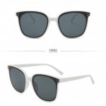 Unisex Cool p&auml;ikeseprillid Hip Hop p&auml;ikeseprillid Retro Square Cat Eye 3 Point p&auml;ikeseprillid naistele Meestele valge