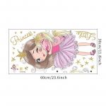 Printsess ja v&auml;ike &uuml;kssarvik t&uuml;druk armas unistav magamistuba elutuba seinakleebised