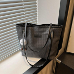 Moodne Kvaliteetne V&auml;ike Ruuduline Suure Mahutavusega Toteshopp Naistele Uus T&ouml;&ouml;les&otilde;idu Naiste Kott &Uuml;he &Otilde;laga Kaenlaalune Kott separate bag