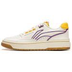 Li Ning Anti-Five Uustulnuk Mugavad Moekad Libisemiskindlad Kulumiskindlad Madala S&auml;&auml;rega Rula Kingad Unisex Tossud Valge Lilla Kollane ABCU025-4 44⅓