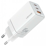 USAMS Maa. V&otilde;rk. 2Xusb-C+1Xusb 65W(Ainult Pea) Gan Pd3.0 +Qc3.0 kiirlaadimine valge Sandru seeria Cc180Tc02 (Meie-Cc180)