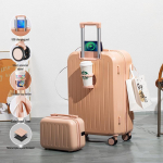 K&otilde;rge v&auml;&auml;rtusega k&auml;ru kohver: Suure mahutavusega reisikohver kahekihilise lukuga meestele ja naistele &uuml;li&otilde;pilastele 26 inches