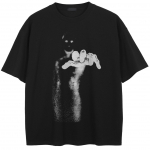 T&auml;navar&otilde;ivad Funny Graphic T-s&auml;rk Puuvillane Pestud Must Ts&auml;rk Unisex Topid Tees Suvine l&uuml;hikeste varrukatega T-s&auml;rk S