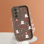 Pehme silikoonist ruudukujulise redeliga printimismustriga telefoni korpus T&auml;iskaanega kaamera p&otilde;rutuskindel kaitse kummist &uuml;mbris Samsungile Samsung S21 Plus 5G must