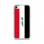 Coque iPhone &ndash; PIXELFORMA &ndash; iPhone 8 &ndash; Drapeau de l'Irak &ndash; Silikoonsupp &ndash; Disain