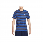 Nike Club Vabaaja Mood Lihtne Mitmek&uuml;lgne Triibuline L&uuml;hikeste Varrukatega T-s&auml;rk Meeste Topid HJ0551-451 S