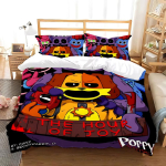 3D Prindi M&auml;ng CatNap x DogDay Voodipesukomplektid Tekk Tekikott Voodikate Tekikott Padjap&uuml;&uuml;r 2-3 Osaline Komplekt Magamistoa Kaunistus EU Twin 135x200cm black