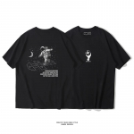 Suvemood Heavyweight Retro Meeste Inglise Kirjad 100% Puuvillane Prinditud &Uuml;markaelus Kvaliteetne Casual Fitness Street T-s&auml;rk M