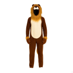 Halloween Lion Costume for Adults Theme Party Prop Men and Women Dressing up brown