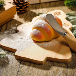 Wooden Cutting Board for Kitchen Cheese Decorative Easy to Clean Holiday Platter Food Tray