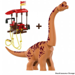 MOC Juuraajastu Dinosaurus Maailm Dino Park Suur Brachiosaurus Mudel Ehitusklotsid DIY Dinosaurus Figuurid Klotsid M&auml;nguasjad Lastele Kingitused
