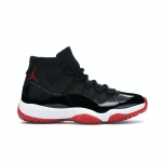 Air Jordan 11 Retro Bred 2019 Unisex tossud Must Valge Varsity-punane 378037-061 36