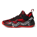 Marvel x adidas D.O.N. Number 3 J Venom Carnage - Must Elav Punane Laste Tennised Core-Black Jalatsid-Valge GZ5494 36⅔