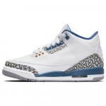 Air Jordan 3 Retro GS Washington Wizards Laste tossud Valge True-Blue Metallic-Copper DM0967-148 36
