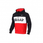 Nike T&auml;hestiku Logo Prindiga Fliisist Kapuutsiga Topp Meestele Must CJ4825-011 XL