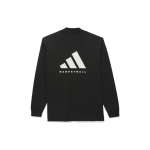 Adidas Originals Korvpallpeat&uuml;kk 02 Seeria Pikkade Varrukatega T-s&auml;rk Logotr&uuml;kiga Ja Hingav Vintage Spordidisain Unisex Topid Must IJ5554 XXS