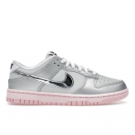 Nike Dunk Low LX Photon Dust Pink Foam Naiste tossud Hall Keskmiselt pehme roosa Metallik-h&otilde;bedane HM3698-006 42
