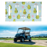 Cart Seat Cover, Blanket, Protector for 2-Seater Club Car, Easy to Install, Lightweight, sinine