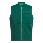 Adidas Go-To tepitud DWR k&otilde;rge kraega kitsa l&otilde;ikega lukuga vest meestele Vestid Akadeemiline roheline IW6705 XL