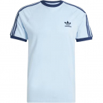 Adidas Originals Adicolor Classics 3-Triibuline Moodne Pehme Mitmek&uuml;lgne L&uuml;hikeste Varrukatega T-s&auml;rk Meeste Topid Sinine JN7018 XL