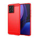 S&uuml;sinikkiust tekstuuriga TPU &uuml;mbris Motorola Edge 40 Neo Moto Edge 50 Pro Fusion jaoks, &uuml;likaitsev, p&otilde;rutuskindel funda coque Moto Edge 50 Neo punane