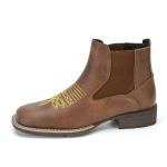 Moodsad Meeste Ankle Boots Kvaliteetsed Suede Nahast Saapad Moodsad Chelsea Saapad Tikandiga L&auml;&auml;nelikud Cowboy Saapad Meeste &Auml;ri Kleidisahvid 40 pruun