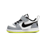 Nike Court Borough Low Takjapaelad Libisemiskindlad P&otilde;rutust summutavad Vastupidavad Madalad Rula Kingad Beebi Tossud Hall Valge Must 870029-104 21