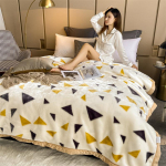 Kahekihiline paksenenud fliispleed &uuml;hekohaliseks v&otilde;i kahekohaliseks kasutamiseks S&uuml;gis/Talv kattepleed 150*200cm