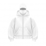 Meeste Balaklava Kapuutsiga Lukuga Jakk Maskiga Kapuutsiga Dressipluus Tuulekindel Sportlik Mantel Suurte Taskutega Vaba&otilde;huspordi Fitness Talvine Igap&auml;evane S valge