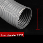 T&ouml;&ouml;stuslik PVC terasest traadiga tolmueemaldusvoolik