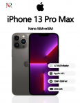 Renoveeritud Apple iPhone 13 Pro Max nutitelefon Nano-SIM+eSIM-iga 128GB hall