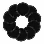 UKCOCO 10 tk Auto libisemisvastane armatuurlaua matt Materjal Vastupidav Multifunktsionaalne nutitelefoni libisemisvastane matt Stabiilne hoidmine Auto libisemisvastased siseaksessuaarid 6X6X0.3CM must