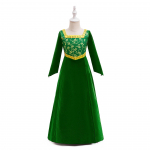 Printsess Fiona Roheline Shreki Cosplay Kleit Lavaesinemiseks 120cm