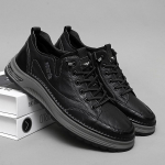 Kvaliteetsed ehtsast nahast mokassiinid vabaajajalatsid luksusbr&auml;nd meeste madalad tossud paeltega Oxford mugavad v&auml;lijooksujalatsid 44 must