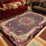 Euroopa lillemustrilised vaibad elutoa diivanitele Suur suurus Luksuslikud vaibad Kaunistus Magamistoa vaip kodu P&otilde;randamatt tapis salon 60*90cm