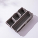 8 tk/komplekt Reguleeritav sahtel Korraldaja kasti kandikud Jumestuskosmeetika Mitmesugused esemed Jagaja hoidik K&ouml;&ouml;k Vannituba Kapp Ehtekarp helehall v&auml;rv