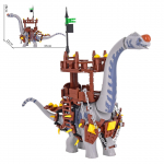 MOC Jurassic World Titanosaurus Istme Ehitusklotsid Dinosaurusklotsid Tyrannosaurus Indominus I-Rex Kokkupandav M&auml;nguasi Lastele