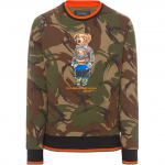 Polo Ralph Lauren Karutr&uuml;kiga Kamuflaažiga &Uuml;leskallatav &Uuml;mmarguse Kaelusega Pikkade Varrukatega Huppar Meeste huppar 710766090-001 M