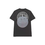 Stone Island Ss22 Logo Prindiga &Uuml;mmarguse Kaelusega L&uuml;hikeste Varrukatega T-s&auml;rk Meeste Topid S&uuml;si 76152NS94-V0065 S