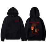 Prantsuse r&auml;ppar Luv Resval Etoile Noire graafilise kapuutsiga s&auml;rk meestele ja naistele Hip Hop Pop-muusika dressipluus meeste vabaaja puuvillased vintage kapuutsiga s&auml;rgid S black